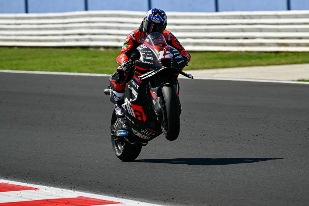 Maverick Vinales (12). Photo courtesy Dorna.