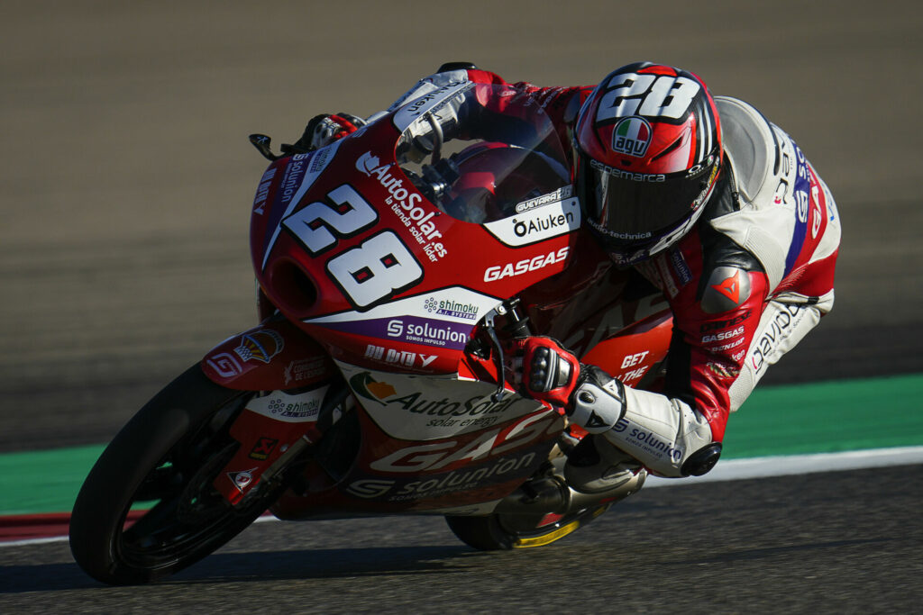 Izan Guevara (28). Photo courtesy Dorna.