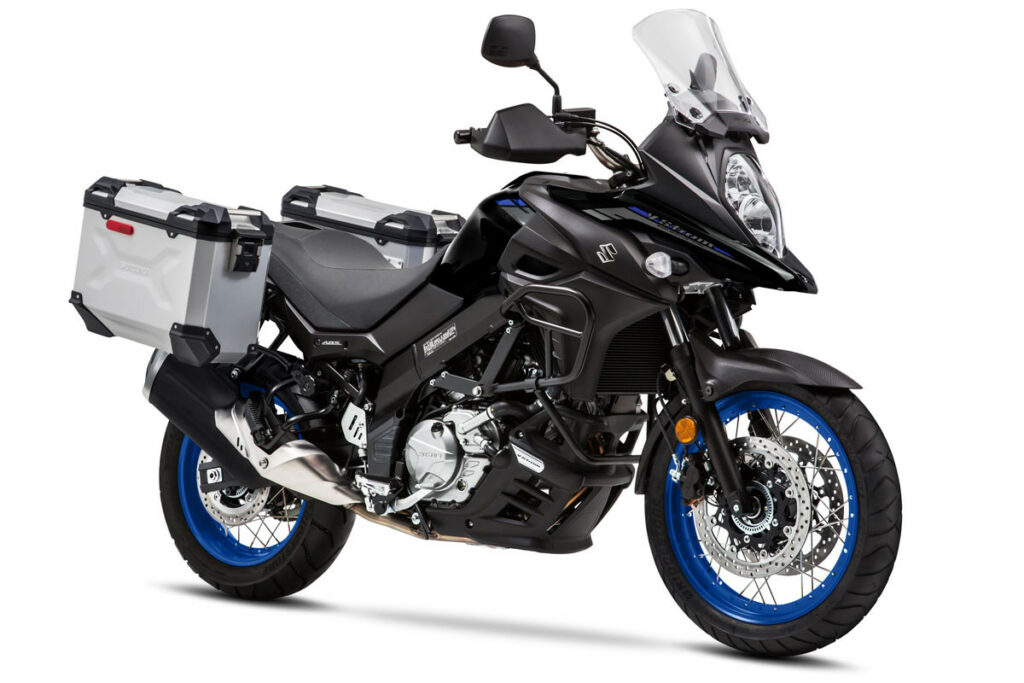 A 2023 V-Strom 650XT Adventure. Photo courtesy Suzuki Motor USA, LLC.