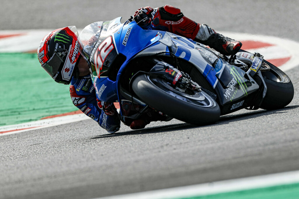 Alex Rins (42). Photo courtesy Team Suzuki ECSTAR.