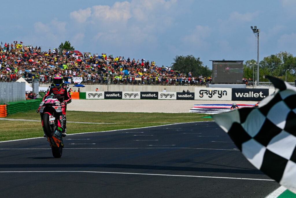 Alonso Lopez (21). Photo courtesy Dorna.