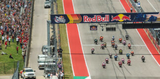 The start of the MotoGP race at Circuit of The Americas. Photo by Brian J. Nelson.