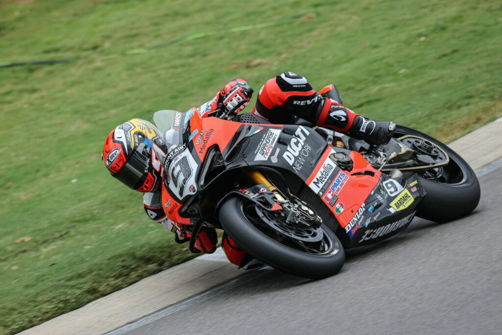 Danilo Petrucci (9). Photo by Brian J. Nelson, courtesy Ducati North America.