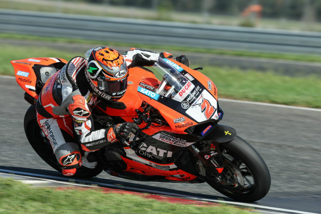 Josh Herrin (2). Photo by Brian J. Nelson, courtesy Ducati North America.