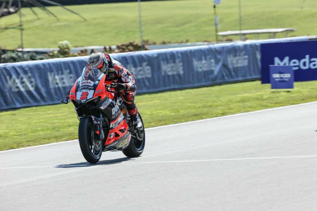 Josh Herrin (2). Photo by Brian J. Nelson, courtesy Ducati North America.