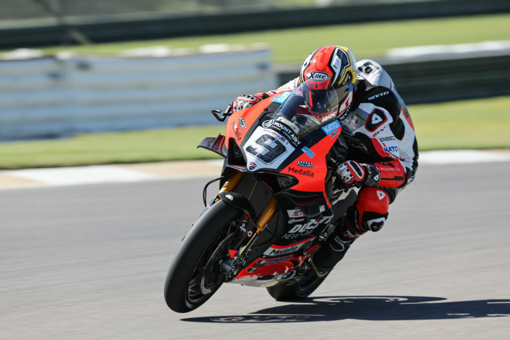 Danilo Petrucci (9). Photo by Brian J. Nelson, courtesy Ducati North America.