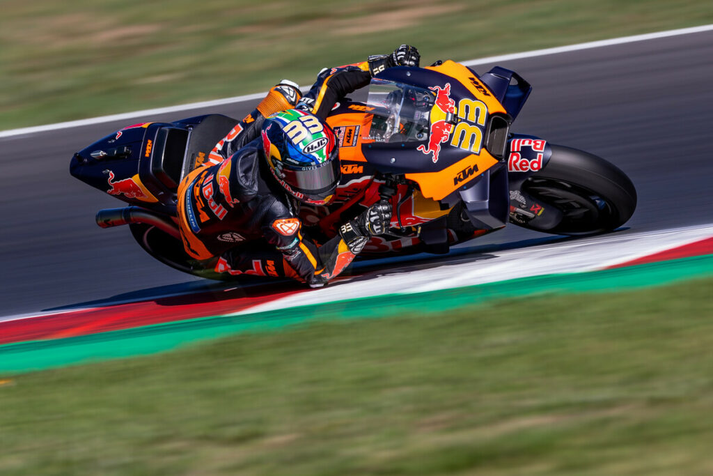 Brad Binder (33). Photo courtesy KTM Factory Racing.