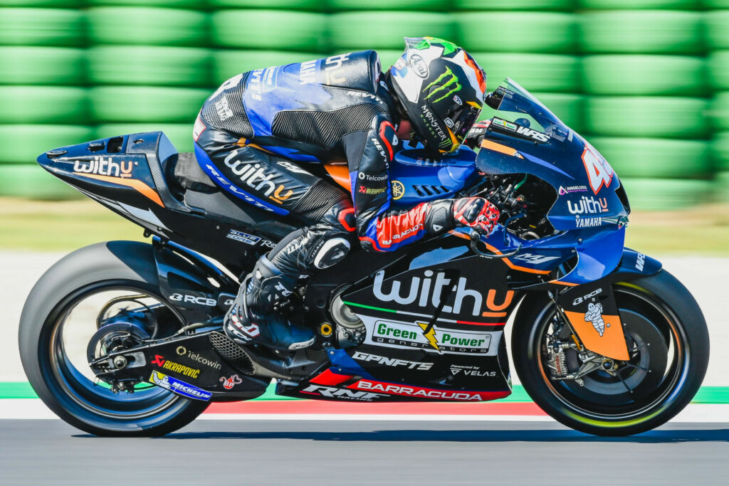 Darryn Binder (40). Photo courtesy WithU Yamaha RNF MotoGP Team.