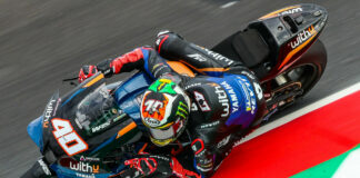 Darryn Binder (40). Photo courtesy WithU Yamaha RNF MotoGP Team.