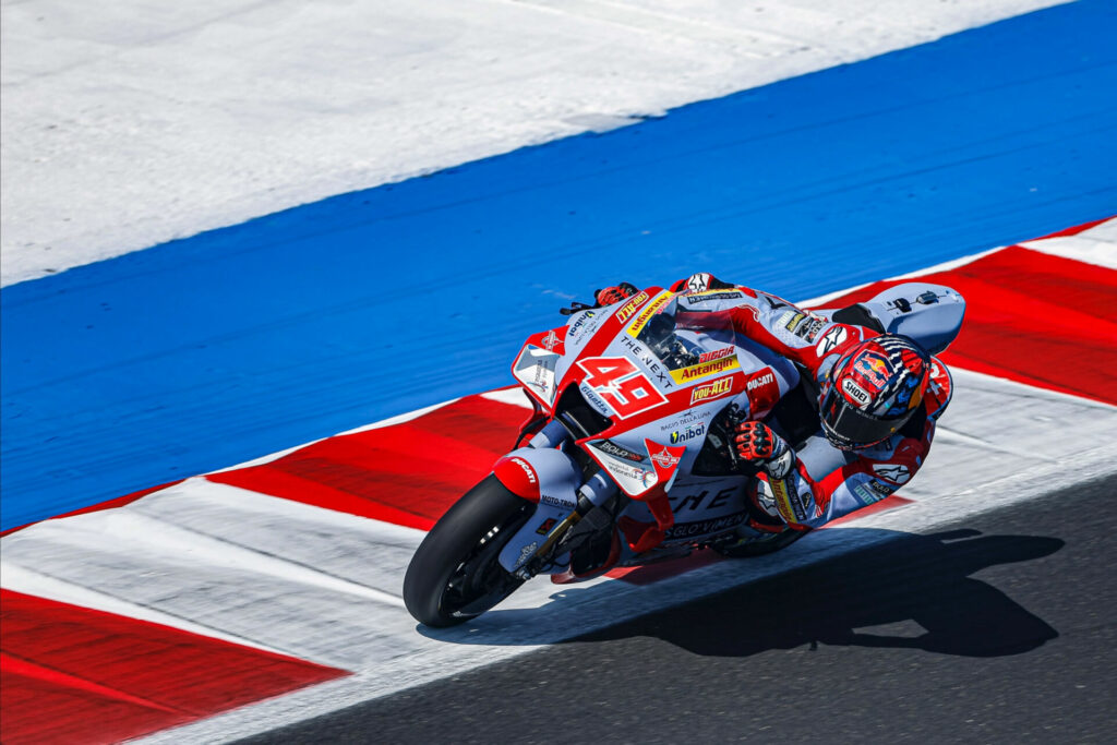 Fabio Di Giannantonio (49). Photo courtesy Gresini Racing.