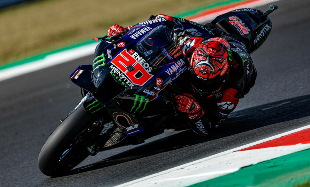 Fabio Quartararo (20). Photo courtesy Monster Energy Yamaha.