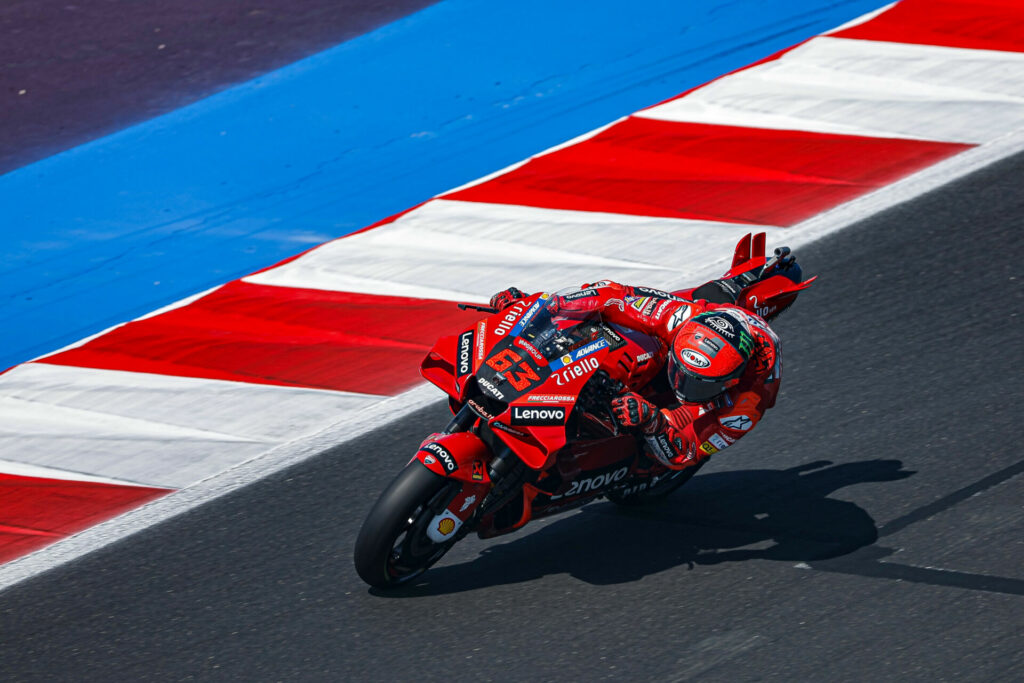 Francesco Bagnaia (63). Photo courtesy Ducati.