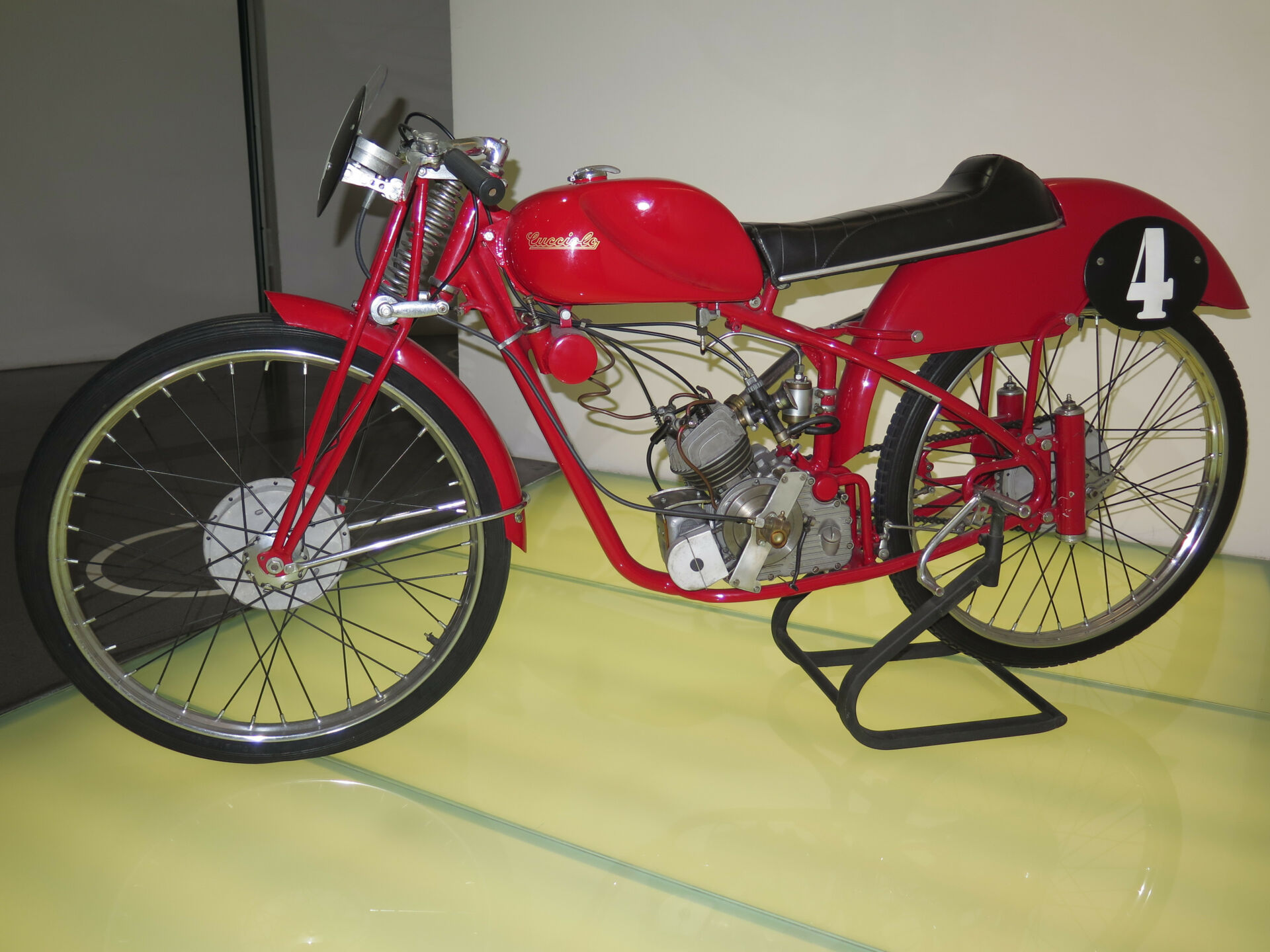 The first Ducati racebike, built from Il Chuchillo. Photo by Melissa Berkoff.