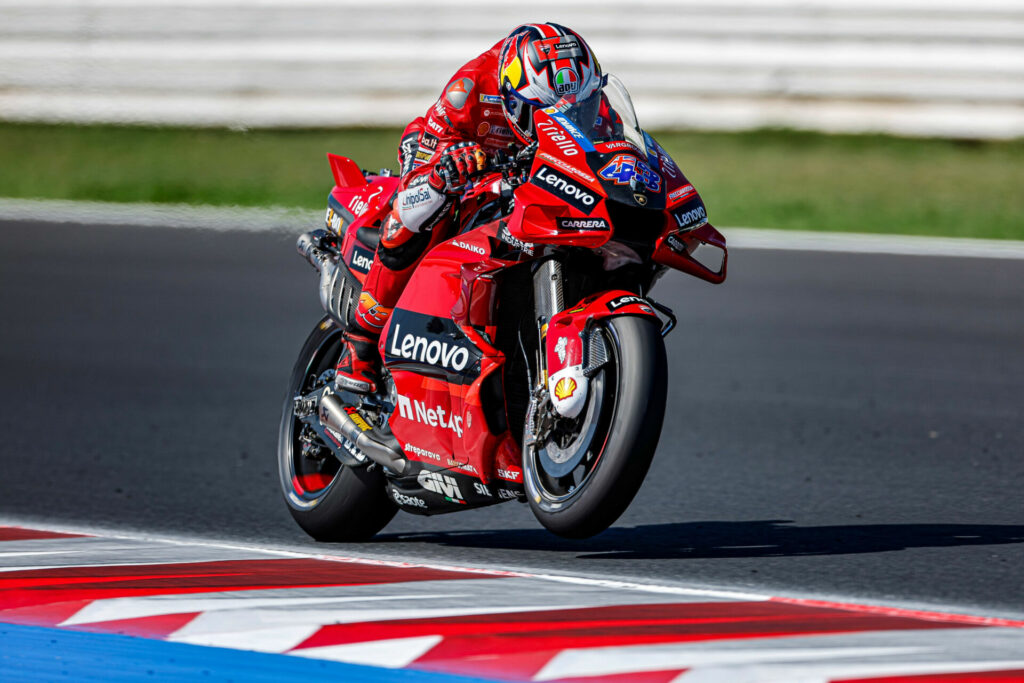 Jack Miller (43). Photo courtesy Ducati.