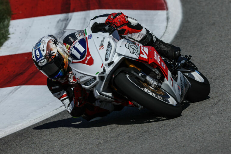 MotoAmerica: Barry Beats Lap Record, Leads Twins Cup Q1 At NJMP