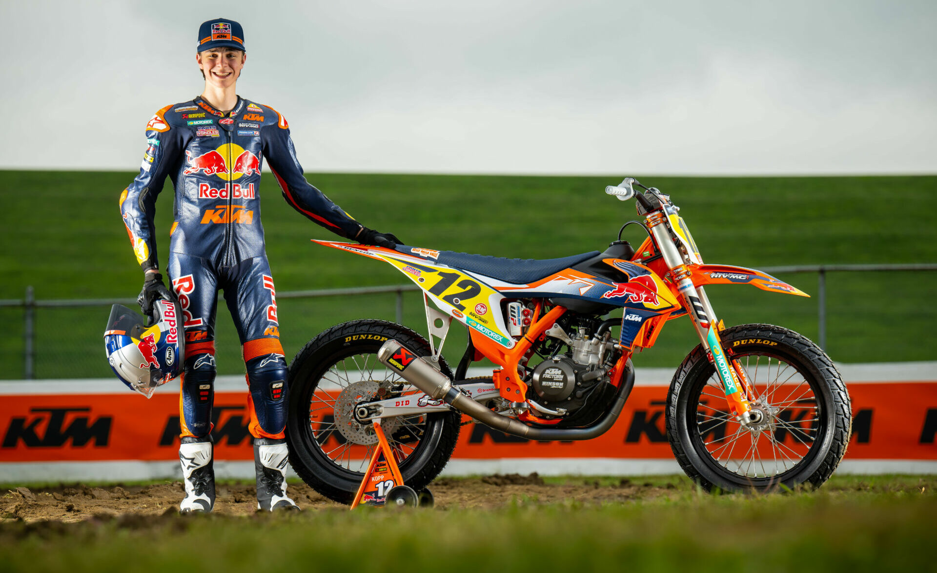 Kody Kopp and his Red Bull KTM 450. Photo courtesy KTM Factory Racing.