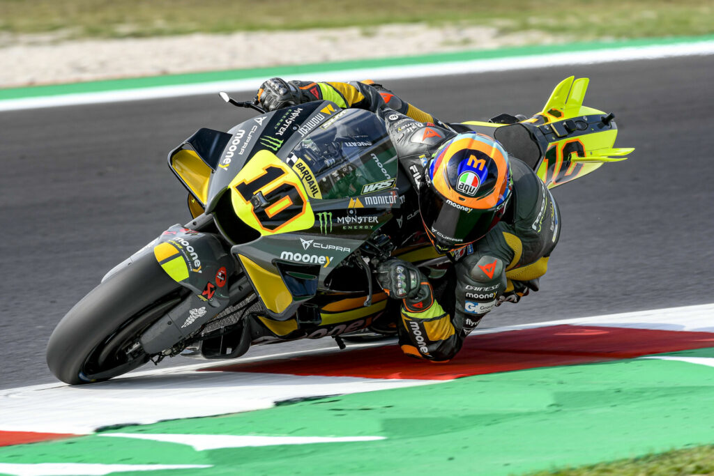 Luca Marini (10). Photo courtesy Mooney VR46 Racing Team.