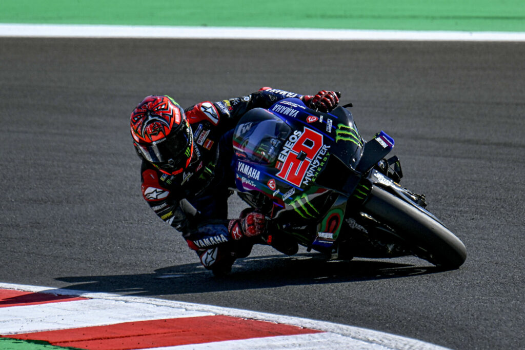 Fabio Quartararo (20). Photo courtesy Monster Energy Yamaha.