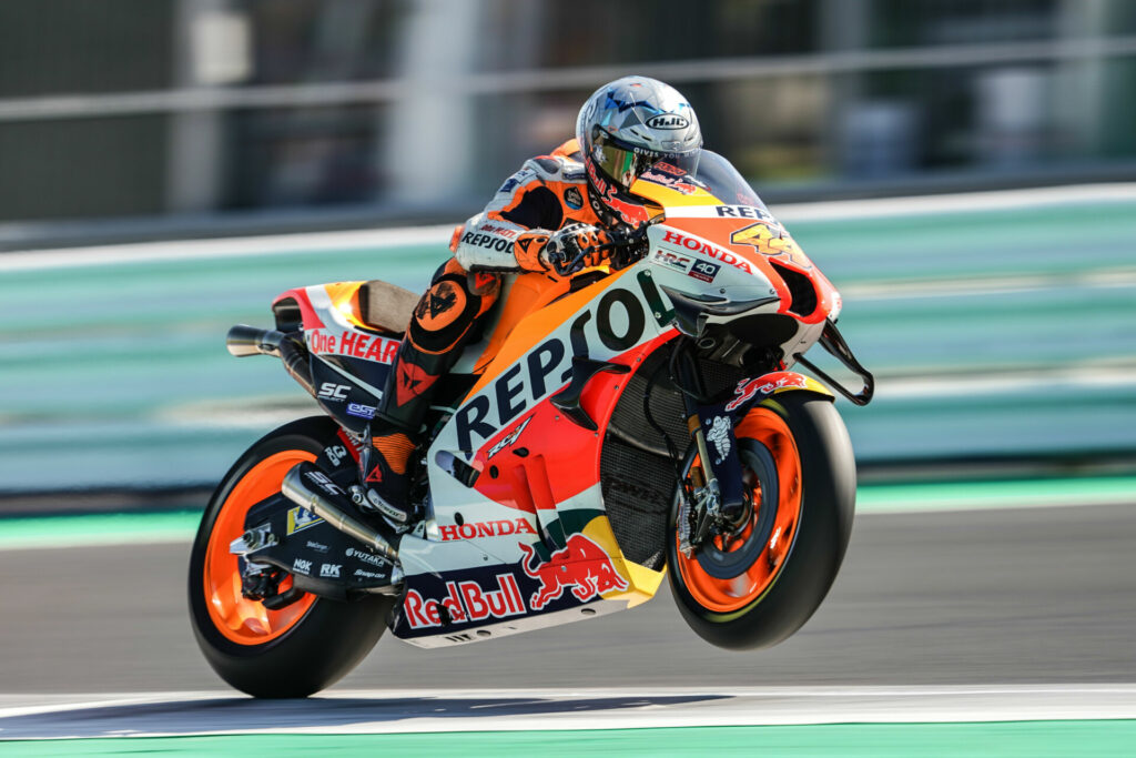 Pol Espargaro (44). Photo courtesy Repsol Honda.