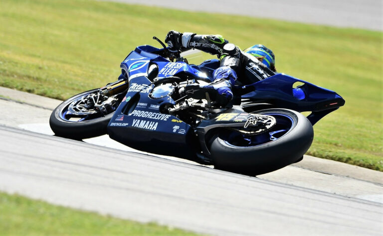 MotoAmerica: Petersen Breaks Lap Record In Superbike FP1 At Barber