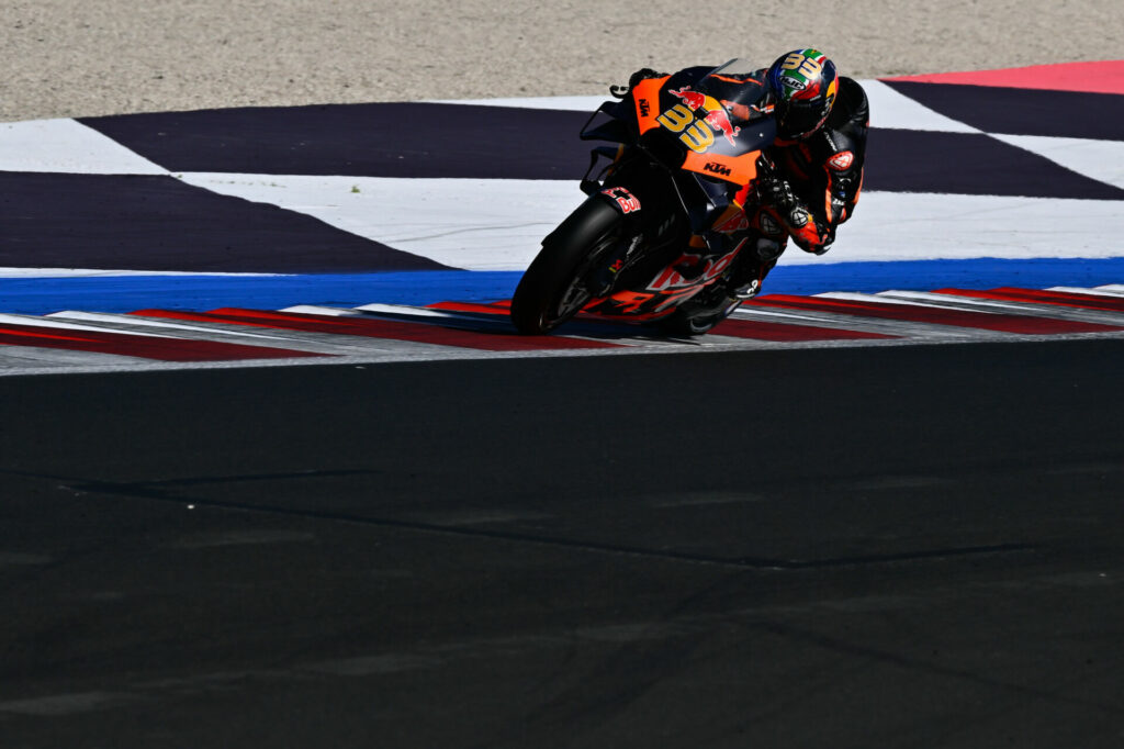 Brad Binder (33). Photo courtesy Dorna.