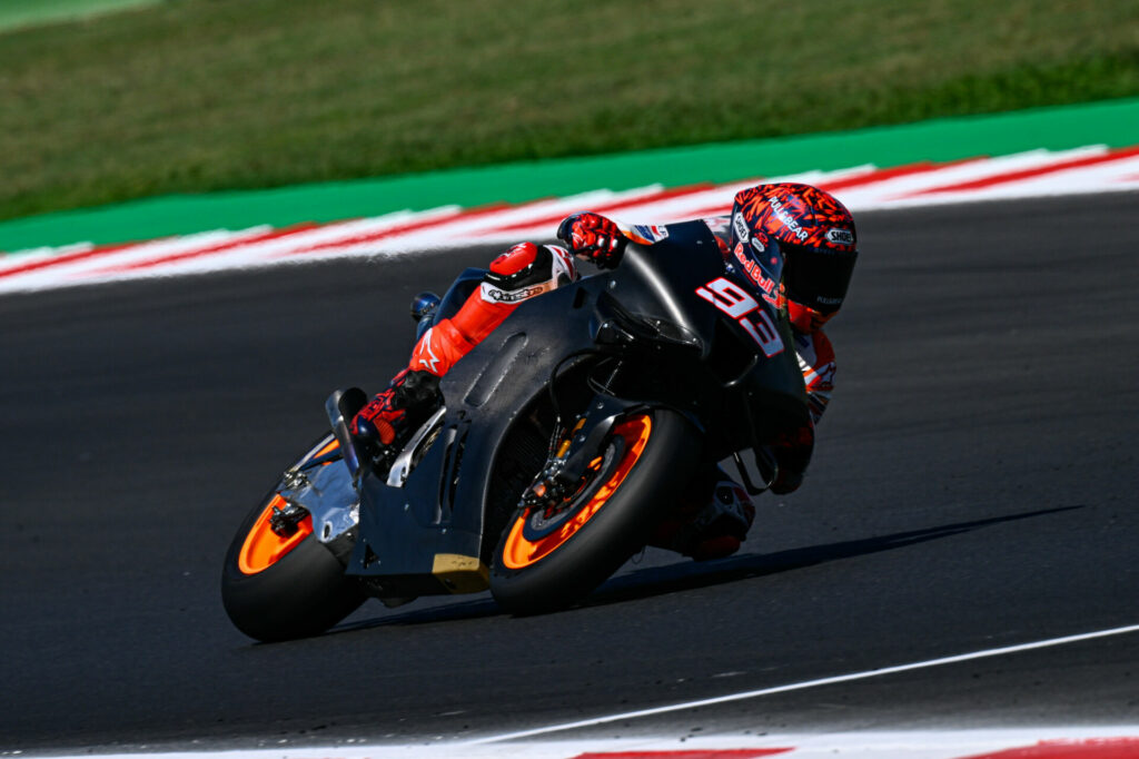 Marc Marquez (93). Photo courtesy Dorna.