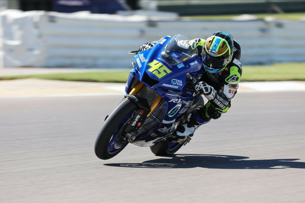 Cameron Petersen (45). Photo by Brian J. Nelson, courtesy MotoAmerica.