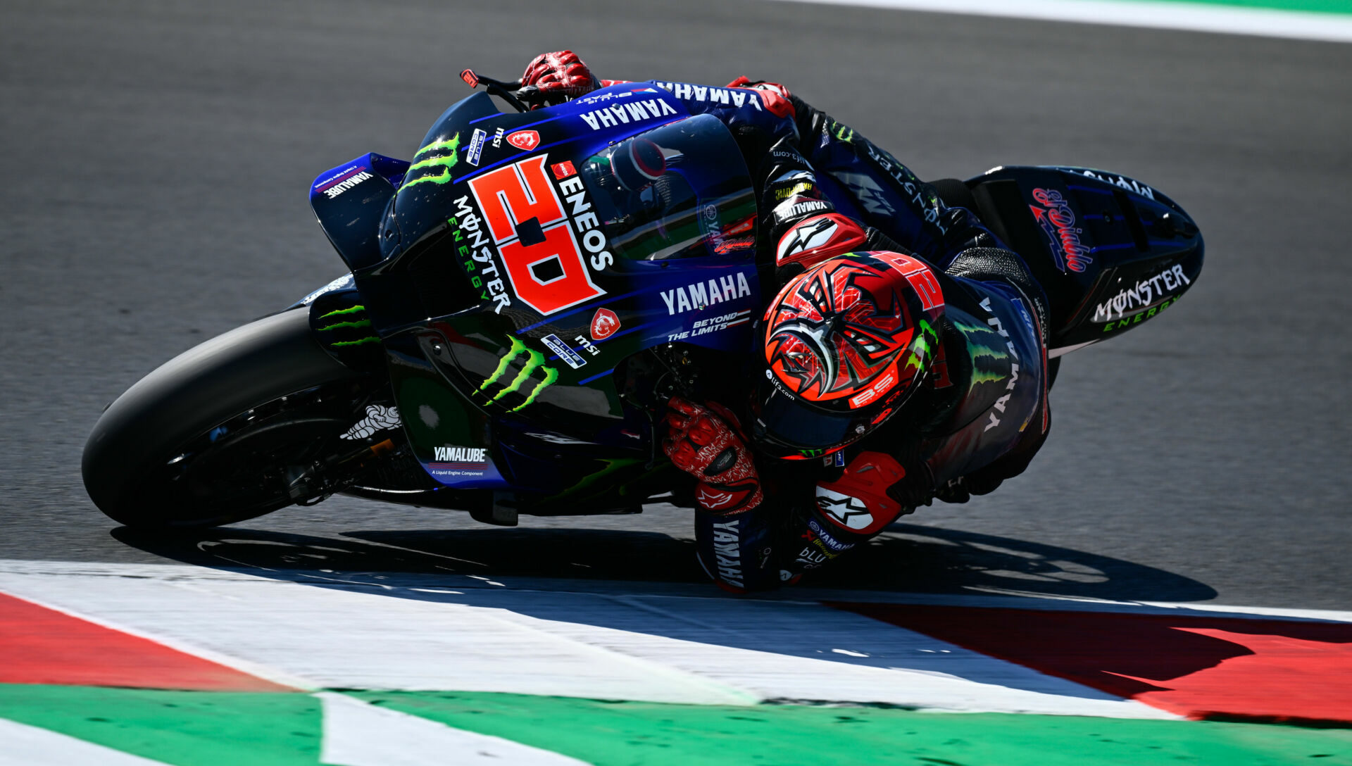 Fabio Quartararo (20) said the new engine from Yamaha was a step in the right direction. Photo courtesy Dorna.