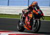 Dani Pedrosa (26) tested a new seat and tail section for KTM. Photo courtesy Dorna.