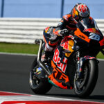 Dani Pedrosa (26) tested a new seat and tail section for KTM. Photo courtesy Dorna.
