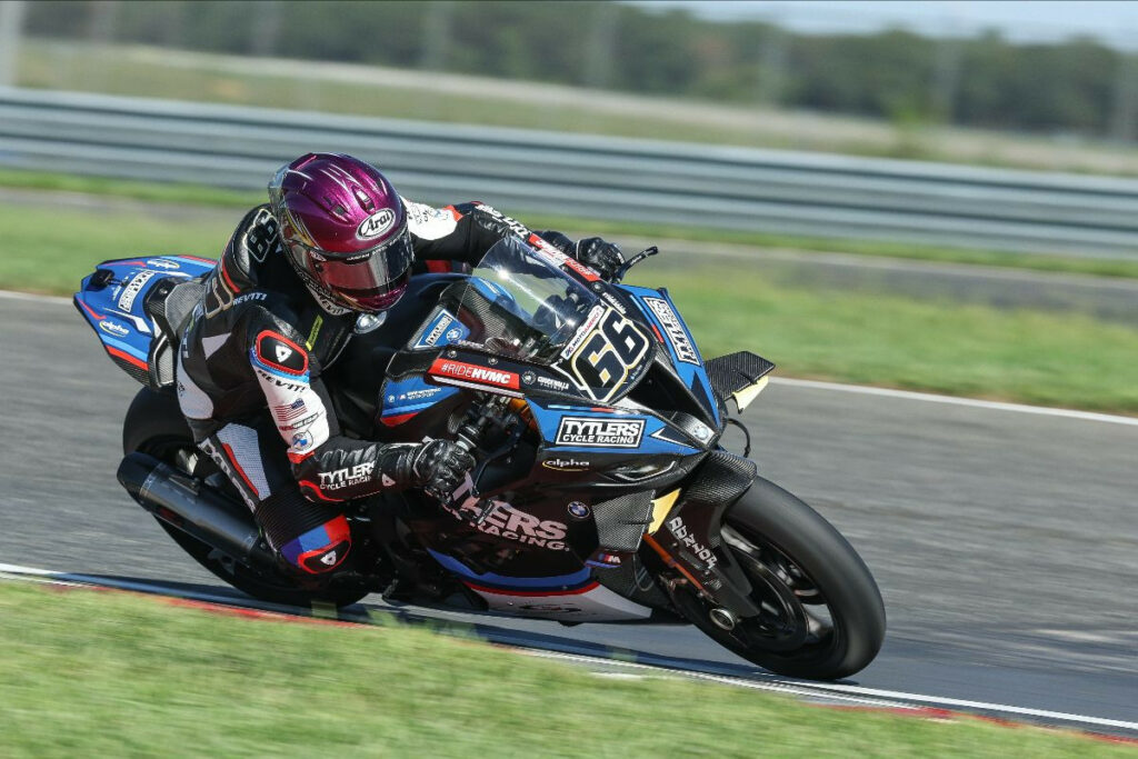 PJ Jacobsen (66). Photo by Brian J. Nelson, courtesy MotoAmerica.