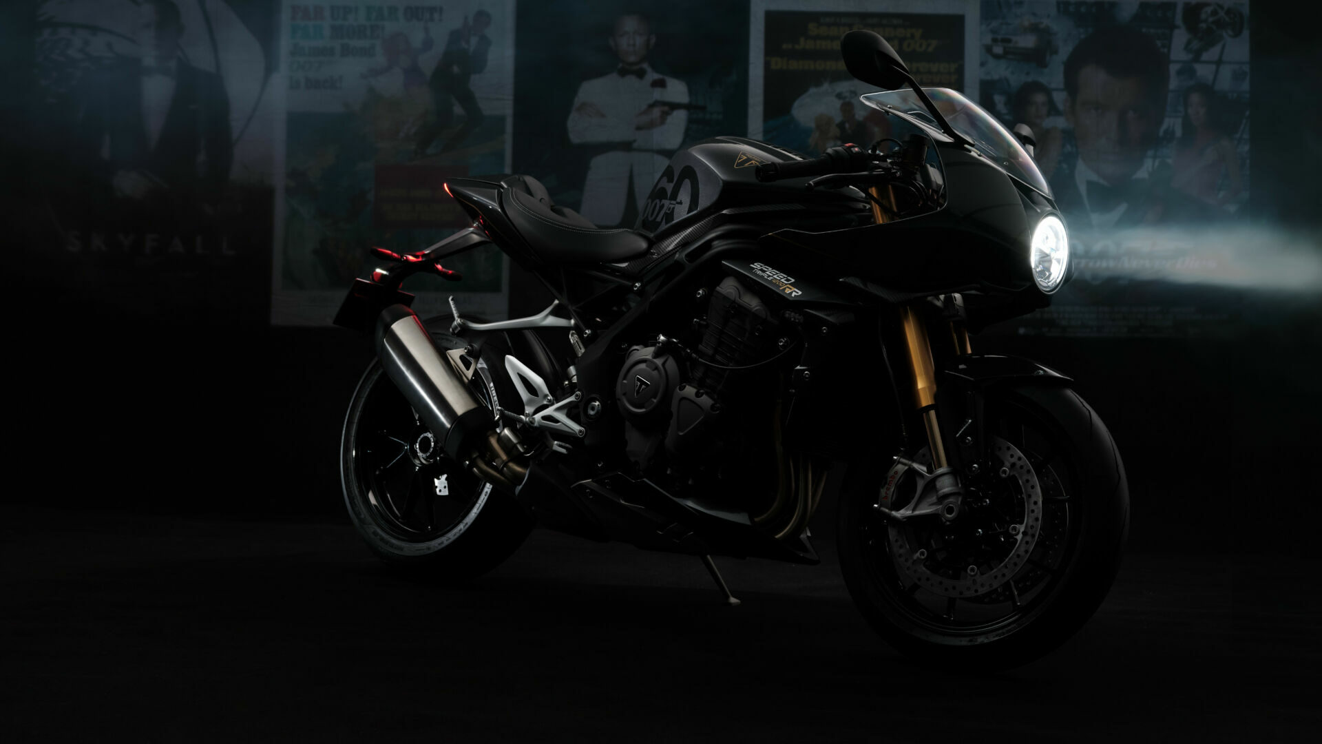 A Triumph Speed Triple 1200 RR Bond Edition. Photo courtesy Triumph.