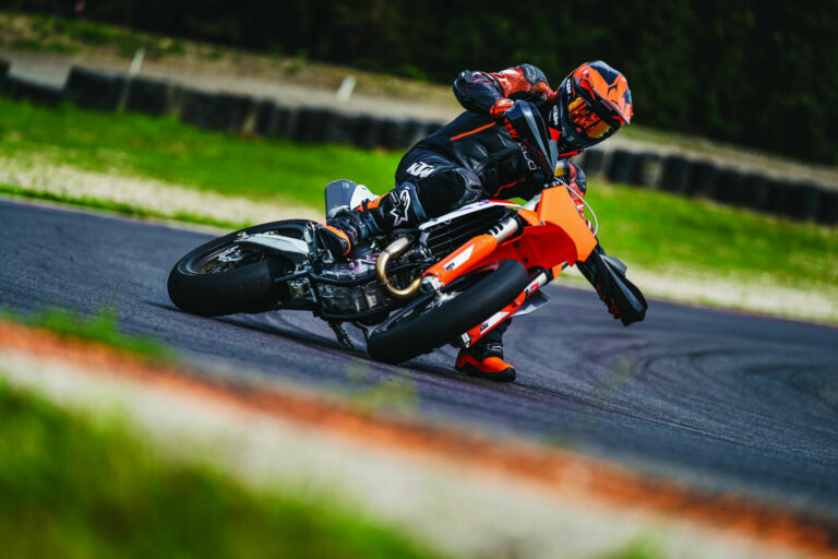 KTM Launches Refined 450 SMR Supermoto Track Bike