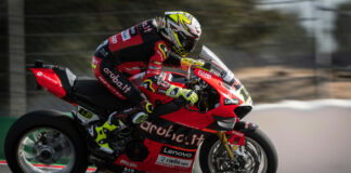 Alvaro Bautista (19). Photo courtesy Ducati.
