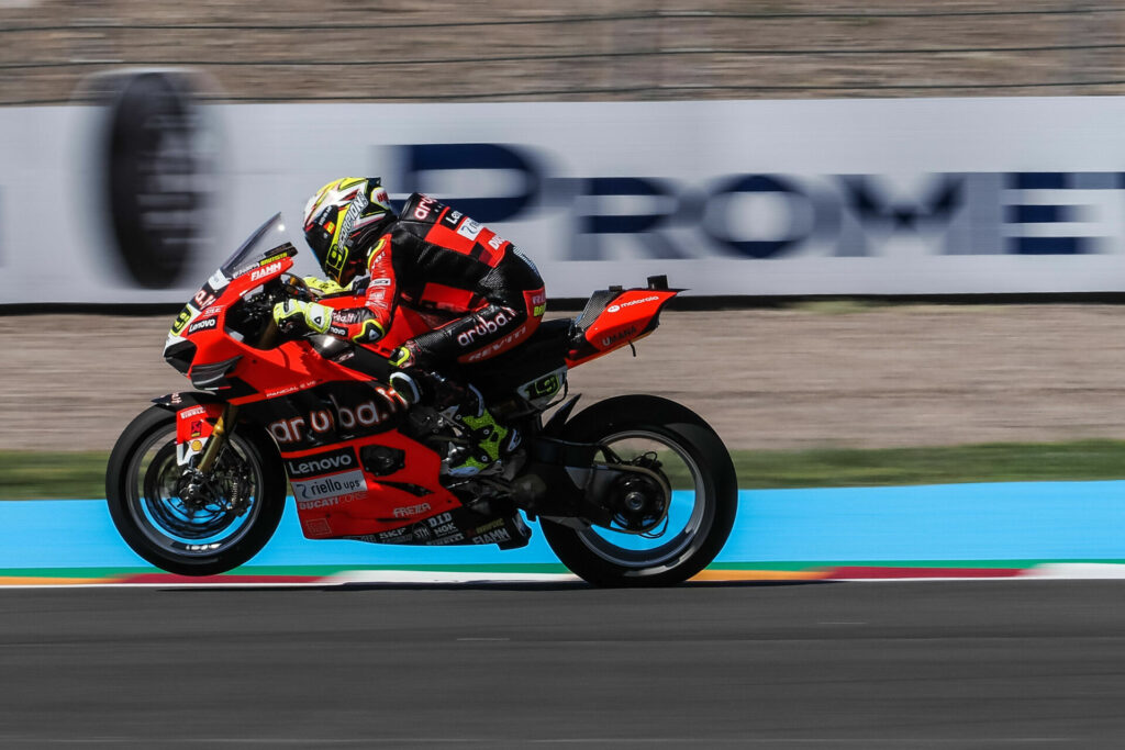 Alvaro Bautista (19). Photo courtesy Dorna.