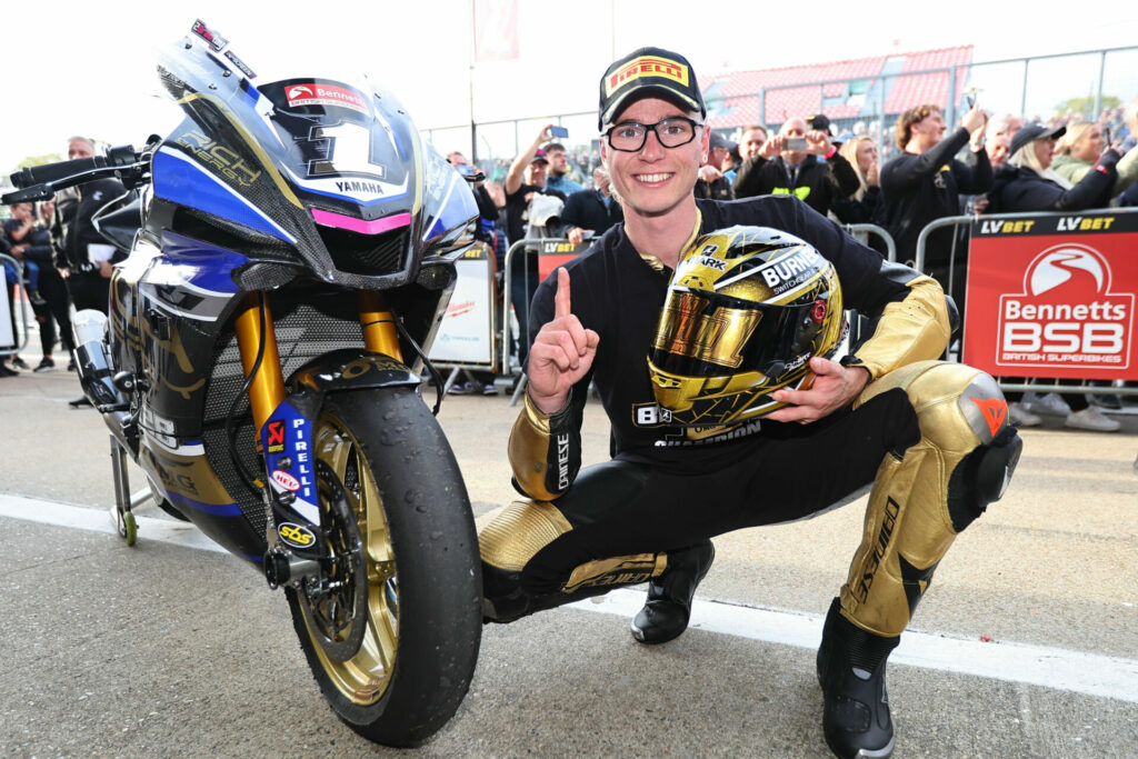 Bradley Ray, the 2022 British Superbike Champion. Photo courtesy MSVR.
