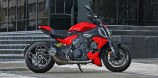 The new 2023 Ducati Diavel V4. Photo courtesy Ducati.