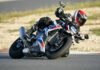 The winglet-equipped 2023 BMW M 1000 RR at speed. Photo courtesy BMW Motorrad.