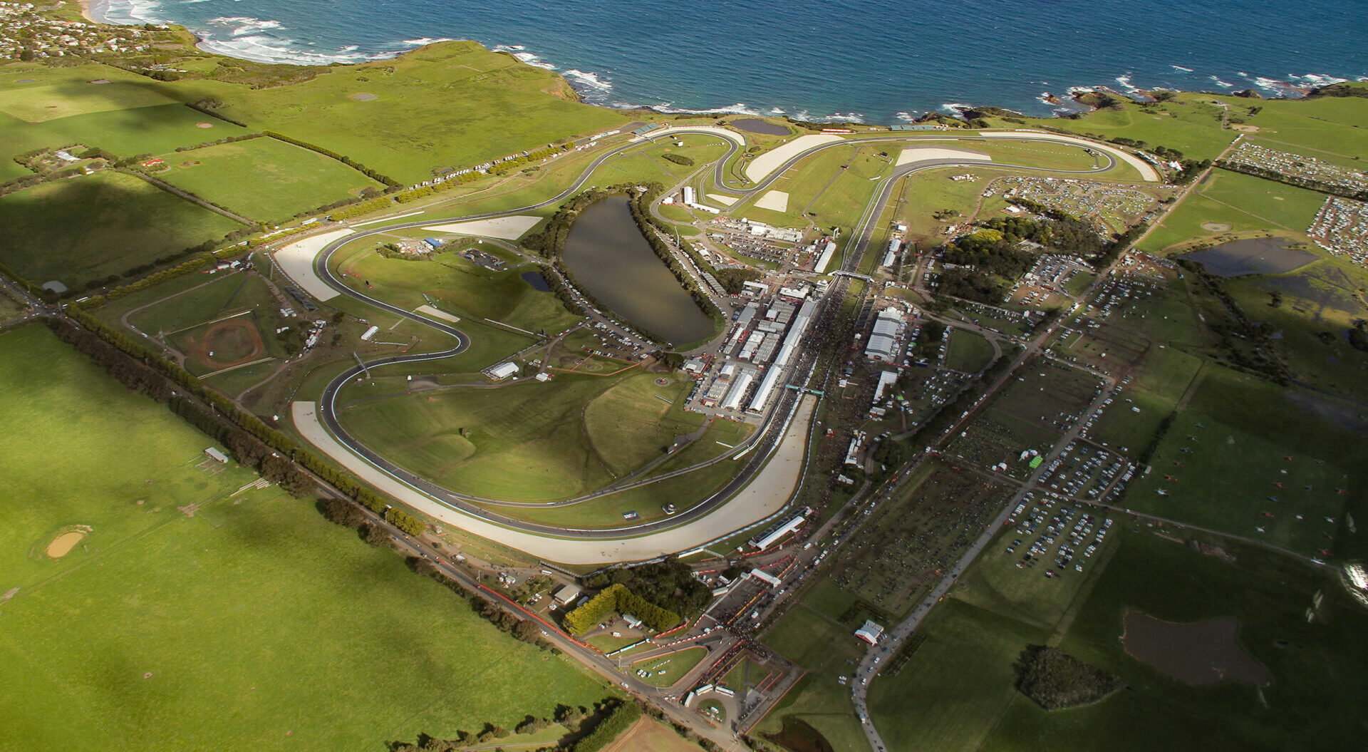 Phillip Island Grand Prix Circuit located on Australia's southern coast. Photo courtesy Dorna.