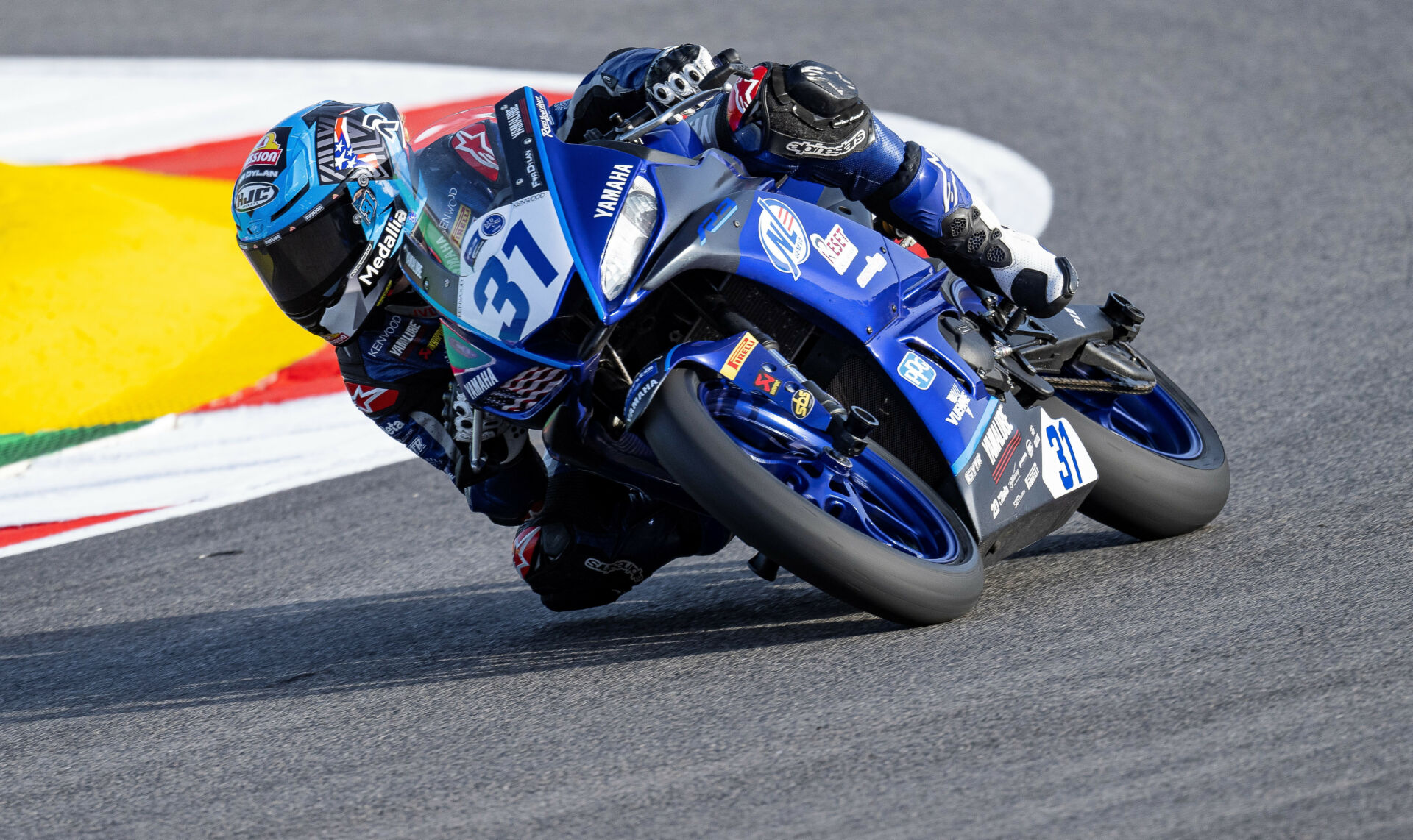 American Kayla Yaakov (31) in action Friday at Algarve International Circuit, in Portugal. Photo courtesy Yamaha.