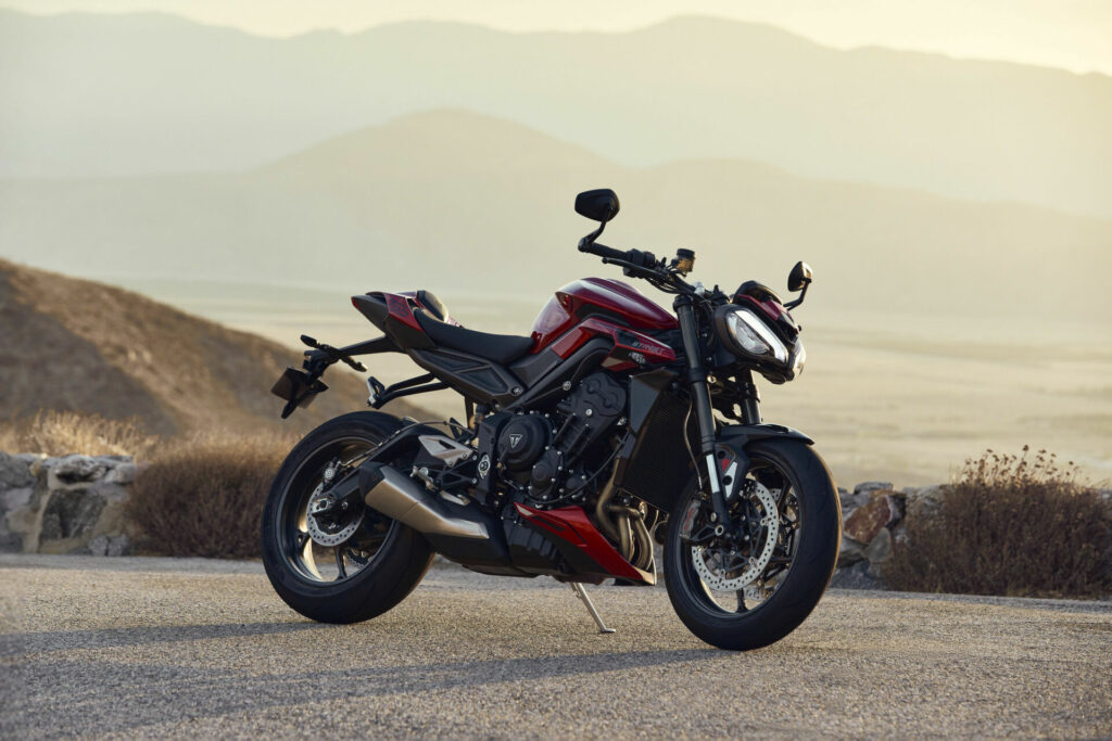 A 2024-model Triumph Street Triple RS. Photo courtesy Triumph.