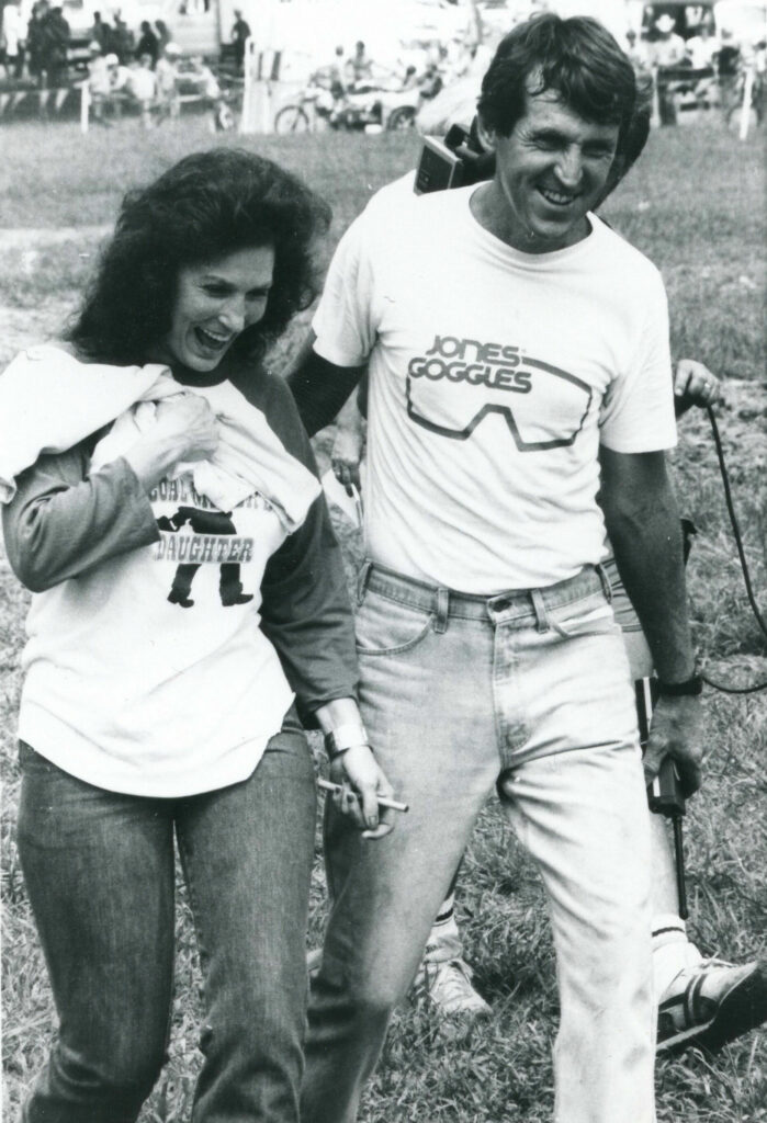 Loretta Lynn and Dave Coombs at the ranch. Photo courtesy Racer X.