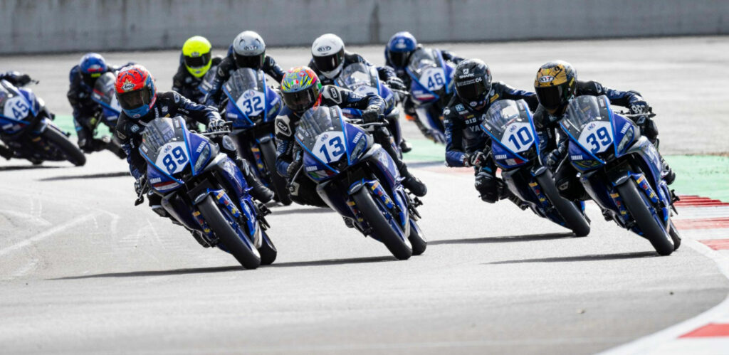 Action from a previous Yamaha bLU cRU R3 Cup race. Photo courtesy Yamaha.