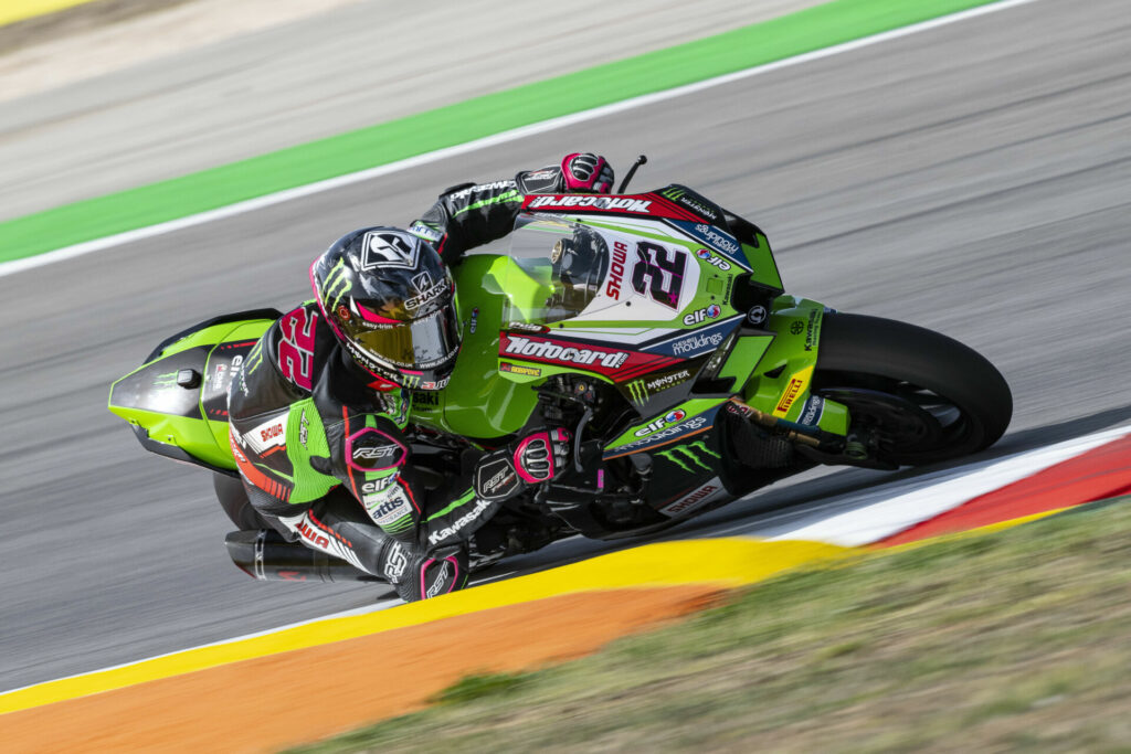 Alex Lowes (22). Photo courtesy Kawasaki.