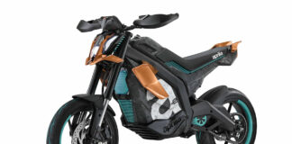 The Aprilia ELECTRICa electric motorcycle designed for young riders. Photo courtesy Aprilia.