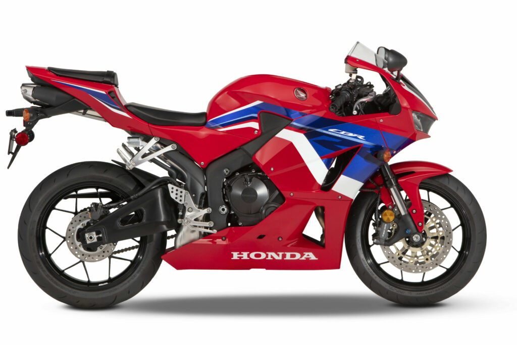 A 2023 Honda CBR600RR. Photo courtesy American Honda.