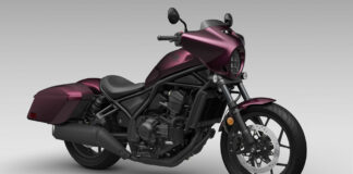 A 2023 Honda Rebel 1100T DCT "bagger." Photo courtesy American Honda.