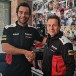 Danilo Petrucci (left) with Barni Spark Racing Team Principal Marco Barnabò (right). Photo courtesy Barni Spark Racing Team.