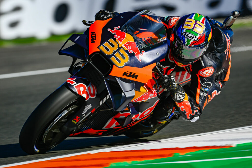 Brad Binder (33). Photo courtesy Dorna.