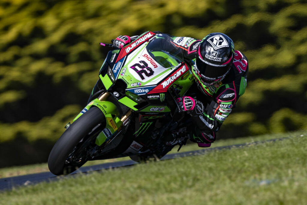 Alex Lowes (22). Photo courtesy Kawasaki.